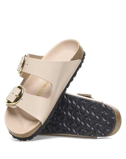 Birkenstock - Arizona Big Buckle Sandaler - High Shine New Beige 